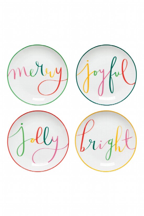 Merry Everything Appetizer Plate Set 2